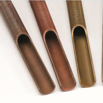 Tubos finados de trocador de calor de a&ccedil;o carbono com desempenho de economia de energia 1