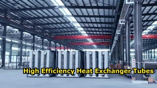 Visão geral da oficina de fabricação de trocadores de calor de feixe de tubos