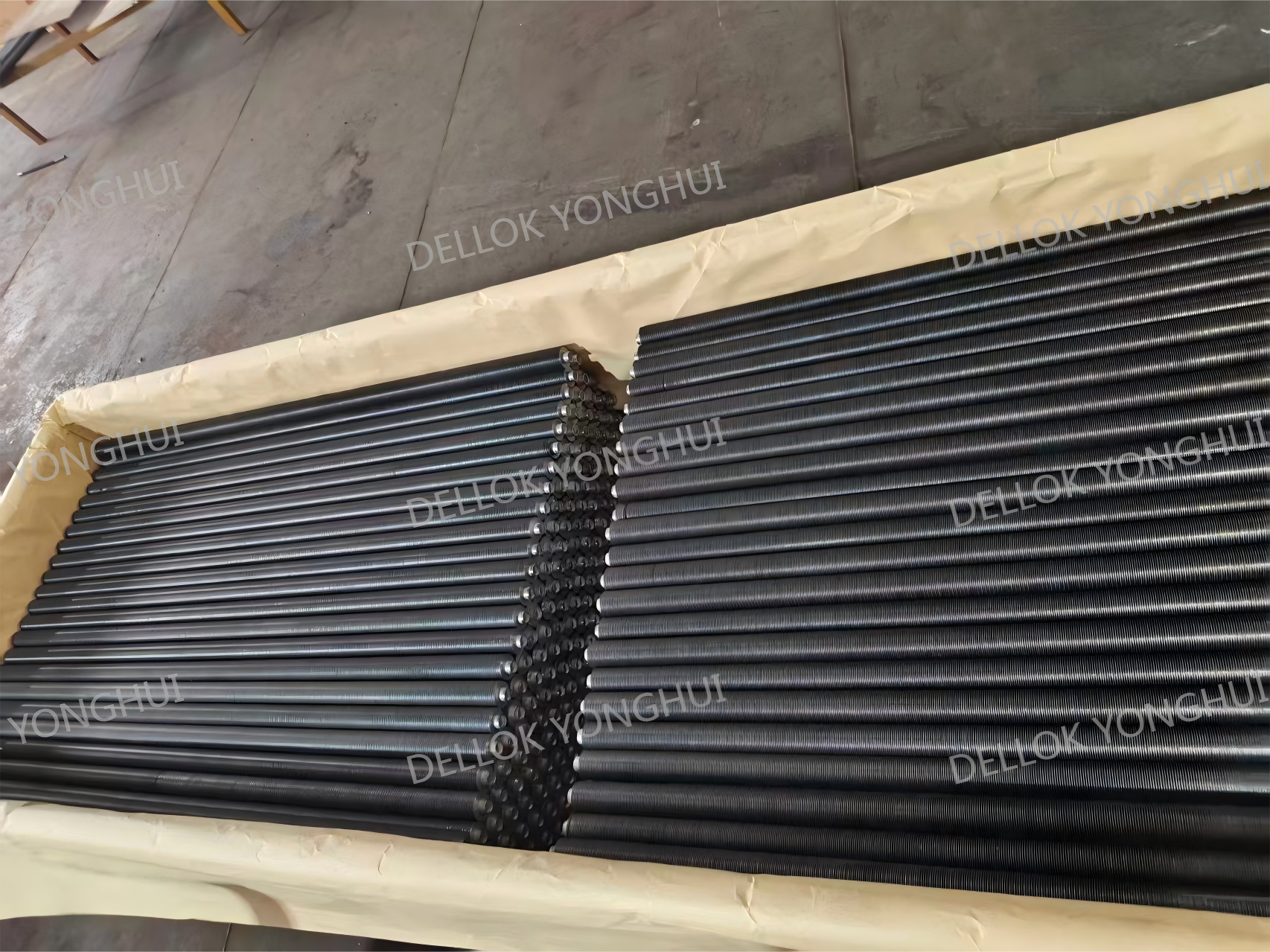 Últimos blogs da empresa sobre Parabéns calorosos pelo envio bem-sucedido do nosso primeiro lote de tubos aletados soldados a laser para o mercado europeu!