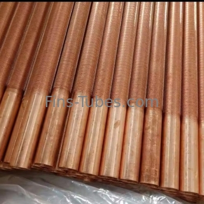comprar DELLOK Tubo de barbatanas de aço carbono com barbatanas sólidas e serrilhadas 19 mm OD Serviço de soldagem a cores claras incluído online manufacture