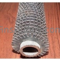 comprar DELLOK Pressão Tubos de barbatanas de cobre incorporadas Alu/barbatanas de cobre 1,0-4,0MPa Pressão nominal -40.C a 400.C Temperatura 16-63mm online manufacture