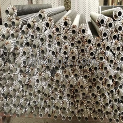comprar Tubos redondos longitudinais com nadadeiras e extremidades roscadas resistentes à corrosão online manufacture