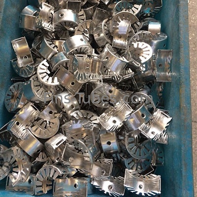 comprar O tipo de alumínio refrigerando EN10204 do quilolitro da circular de DELLOK encaixou o tubo de aleta online manufacture