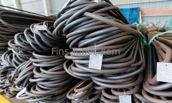 comprar Tubulação de exaustão espiral do tubo da curvatura do aço carbono SA210 U do evaporador de DELLOK online manufacture
