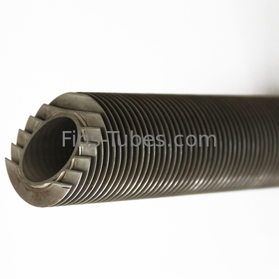 comprar Tubos de aleta soldados 19mm de aço inoxidável de DELLOK SA214 Bent Evaporator OD online manufacture