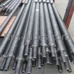 comprar Tubo de aleta EN10204 de aço inoxidável liso 25mm Weldable da única fileira de DELLOK online manufacture