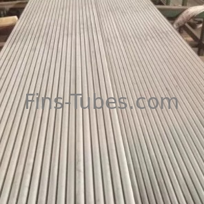 comprar O tubo de aleta de alumínio 1100 de DELLOK serrilhou a espessura 0.45mm frisados online manufacture