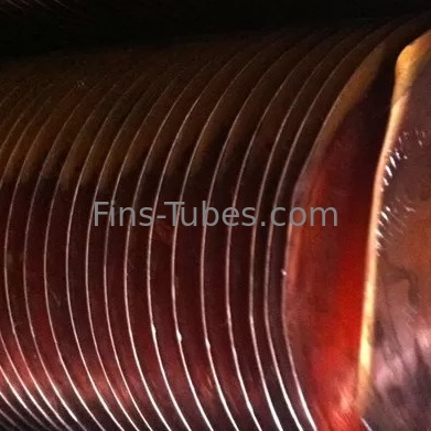 comprar O espaçador do círculo de DELLOK envolveu o tubo Finned de cobre da tensão 25.4mm online manufacture