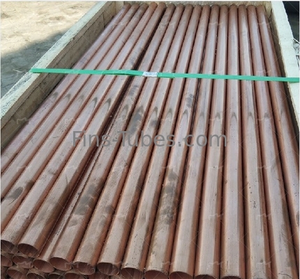 DELLOK Venda a quente Tubos de cobre duplos internos de trocador de calor Tubos de cobre finos para trocadores de calor Tubos de finos internos