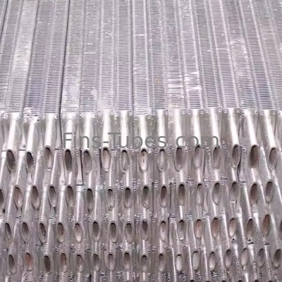 Tubos de borda de nadadeira simples incorporados para eficiência de transferência de calor de alta temperatura
