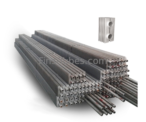Tubos de barbatanas de aço carbono extrudido Preto Pintado Cor Luminosa Solidas Barbatanas serrilhadas Espessura 1-5 mm