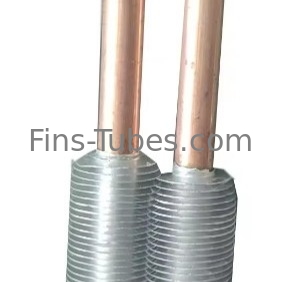 DELLOK Temperatura Tubos de barbatanas de aço carbono Tubos de barbatanas embutido 0.3-1.2mm Pressão 1.0MPa - 4.0MPa