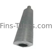 DELLOKTemperatura Tubos de barbatanas incorporados Aço carbono Aço inoxidável Cobre Alumínio Titânio 200°C Plain