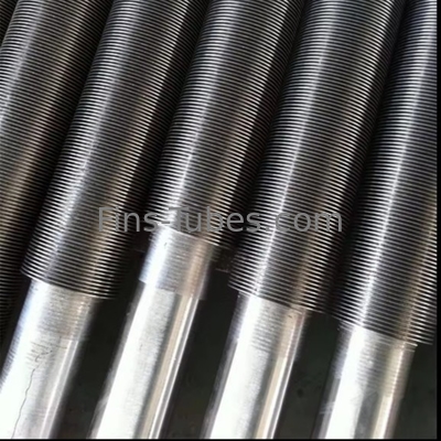 DELLOKTemperatura Tubos de barbatanas incorporados Aço carbono Aço inoxidável Cobre Alumínio Titânio 200°C Plain