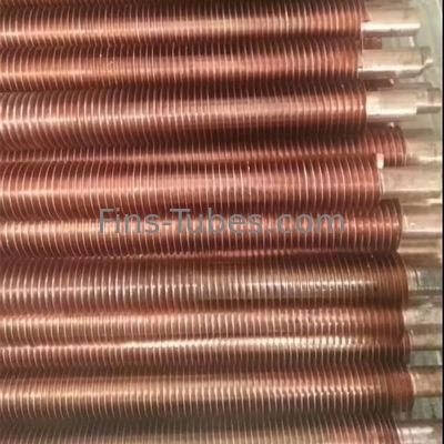 DELLOK Eficiência Tubo de barbatana baixa extrudido revestido com tecnologia de anodização