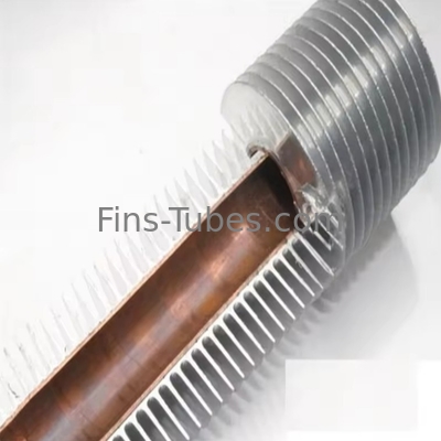 DELLOK Tubos anodizados de alumínio de barbatana baixa 0,5 mm Transferência de calor de parede 8-51 mm OD Barbatanas personalizadas para refrigeração aprimorada