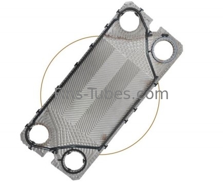 Trocador de calor de placa e concha compacto para eficiência de transferência de calor industrial