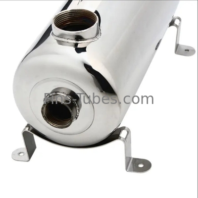 Tubos de aço inoxidável de concha, trocador de calor de piscina, trocador tubular, trocador de calor de água polido