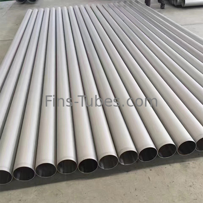 Tubos de aleta TP316 de aço inoxidável recozidos brilhantes do CE sem emenda