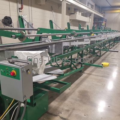 Máquina expulsa de alumínio de aço inoxidável de Finning do tubo do carbono de DELLOK