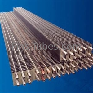 A213 soldou os tubos de aleta