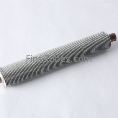 Tubo de aleta encaixado 50.8mm acanelado do permutador de calor 12 FPI 2.1mm OD de DELLOK