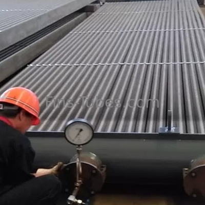 DELLOK Trocador de calor bobina 25 mm liga de titânio tubo redondo e condensador de barbatanas