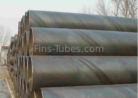 Tubos soldados espirais do grande diâmetro SSAW do preto da tubulação de aço carbono de DELLOK Q235B
