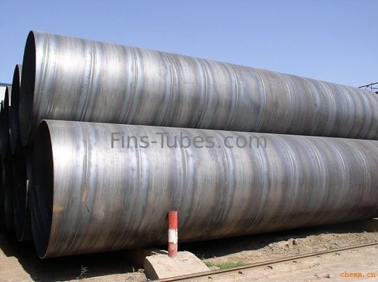 Tubulação espiral da tubulação de aço SSAW dos tubos do diâmetro do carbono soldado e preto da espiral do grande diâmetro de DELLOK Q235B