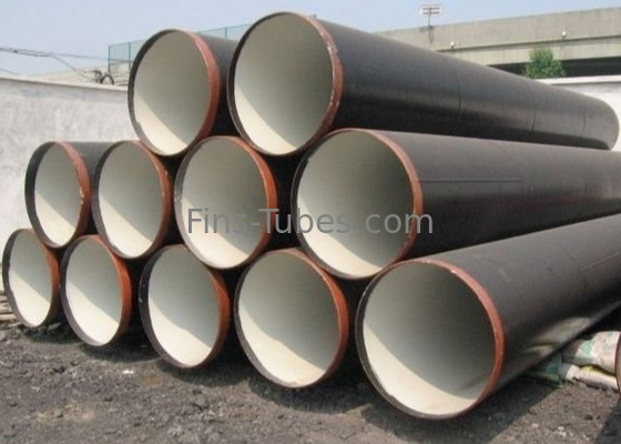Tubulação espiral da tubulação de aço SSAW dos tubos do diâmetro do carbono soldado e preto da espiral do grande diâmetro de DELLOK Q235B